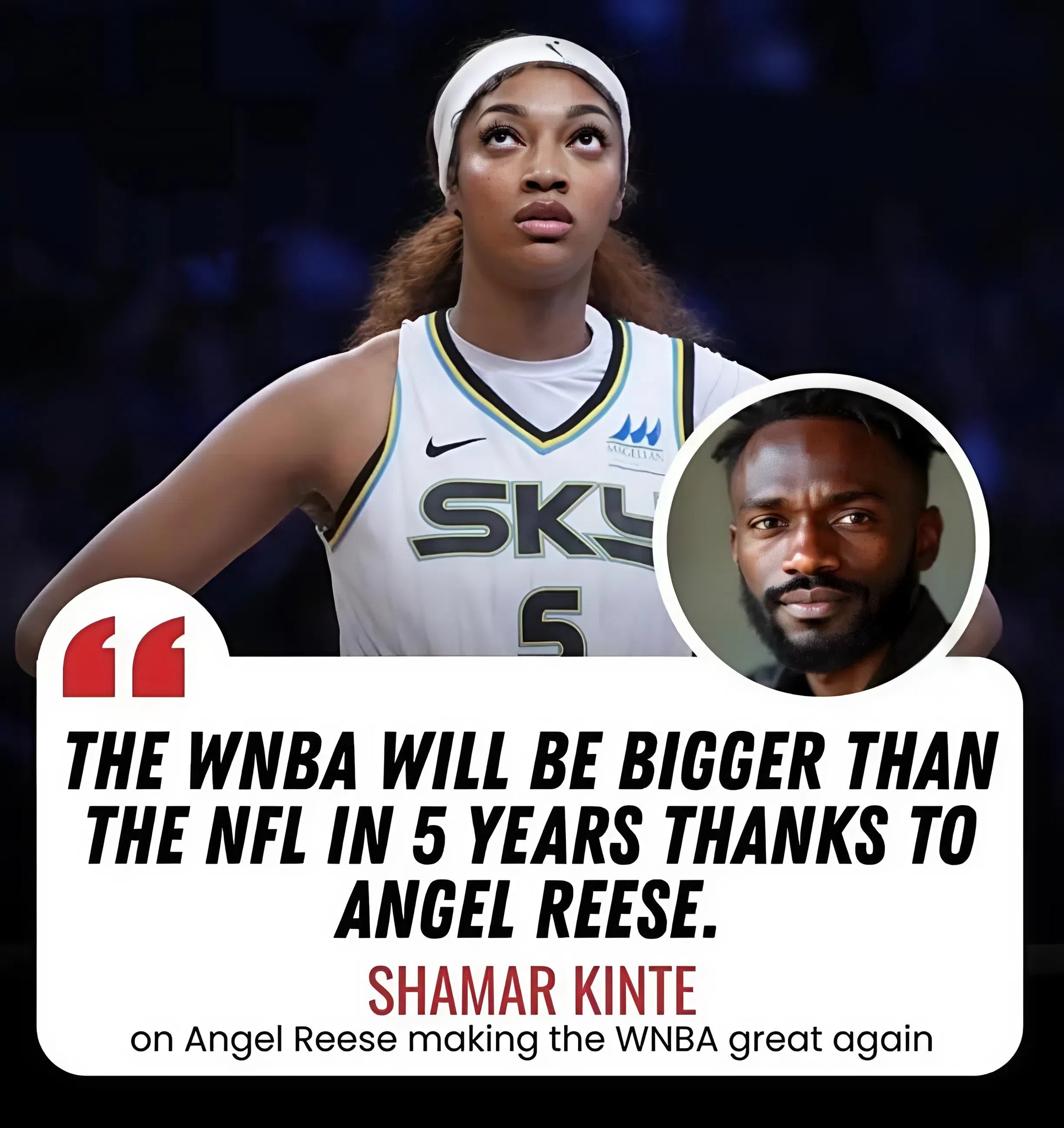 “PEOPLE WANT TO SEE BIG PERSONALITIES, AND THAT’S WHAT ANGEL REESE BRINGS TO THE TABLE” – Sports analyst Shamar Kinte makes no secret of his admiration for the talent and energy Angel Reese brings to basketball. He even made a bold prediction that increased the star’s value hundreds of times..A
