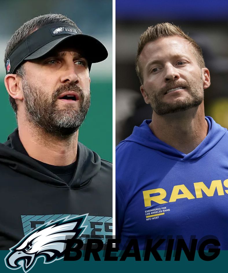 BREAKING NEWS: Sean McVay said he would file a $100 million lawsuit if the referee in the game between the Eagles and the Rams was not fired. Coach Nick Sirianni spoke out about the incident: “If you lose, accept it and don’t make excuses for kids who are just learning to play football. That’s…” The interview was posted on X, causing a stir in the NFL