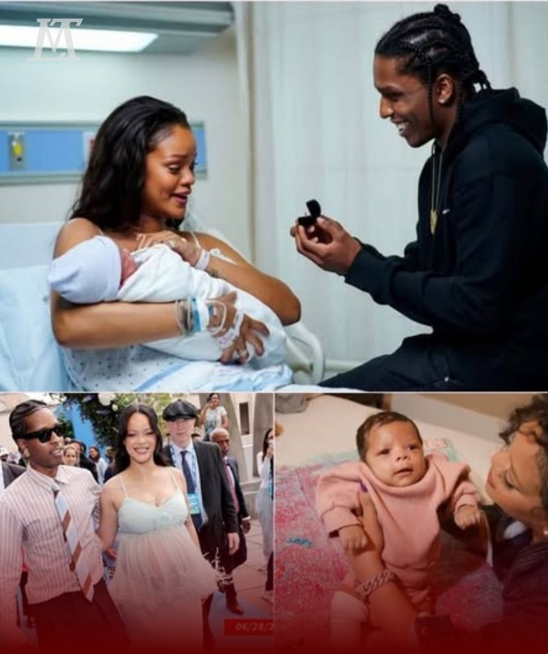 SHOCK: A$AP Rocky got down on one knee to propose to Rihanna right after she gave birth to her third child – The emotional moment left the entire online community choked up and exploded with comments! AL