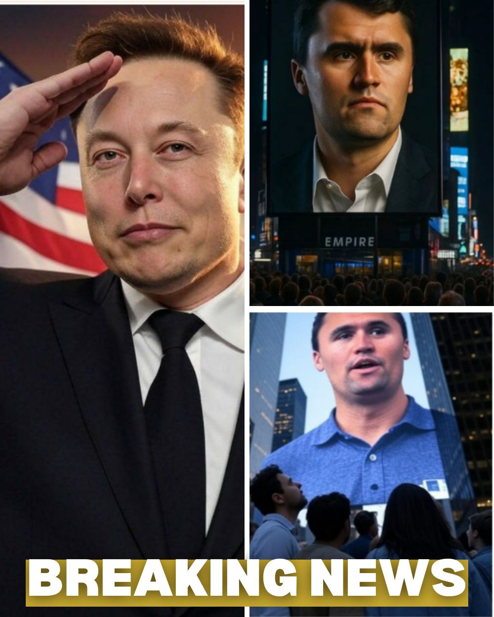 New York Rocks! Elon Musk Spends Over $1 Million to Show Charlie Kirk Movie on Giant Screens in New York Until the End of September – But What Really Sets the Internet ablaze is the Mysterious Promise of a Much Bigger Plan! AL