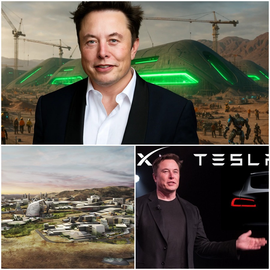 Breaking news: Elon Musk quietly builds “factory of the future” in the middle of the desert! AL
