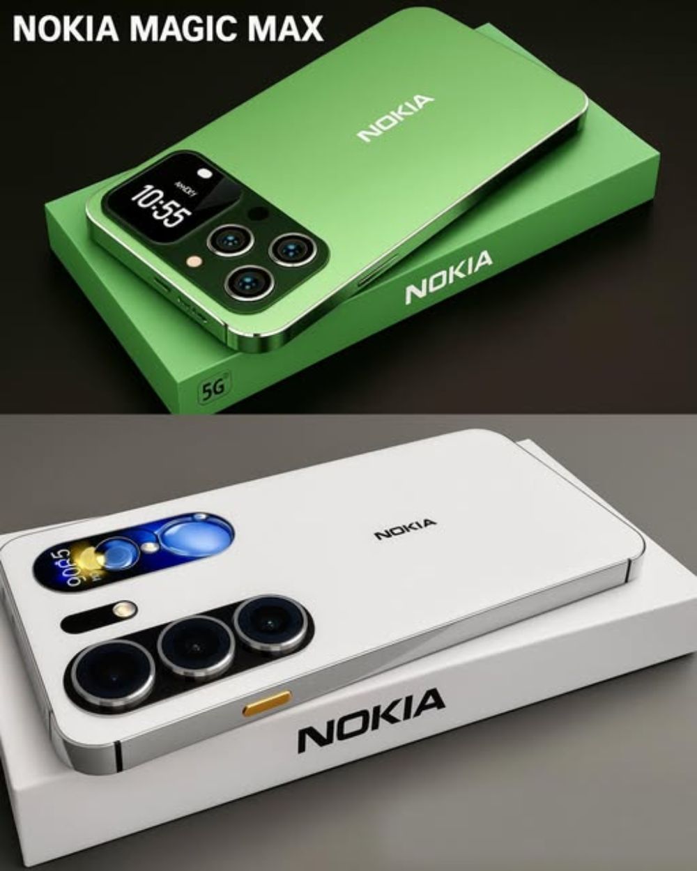 Nokia Magic Max & Morph are back! 250MP camera sharper than the human eye and an immortal 9,000mAh battery – the duo is ready to break all limits! AL