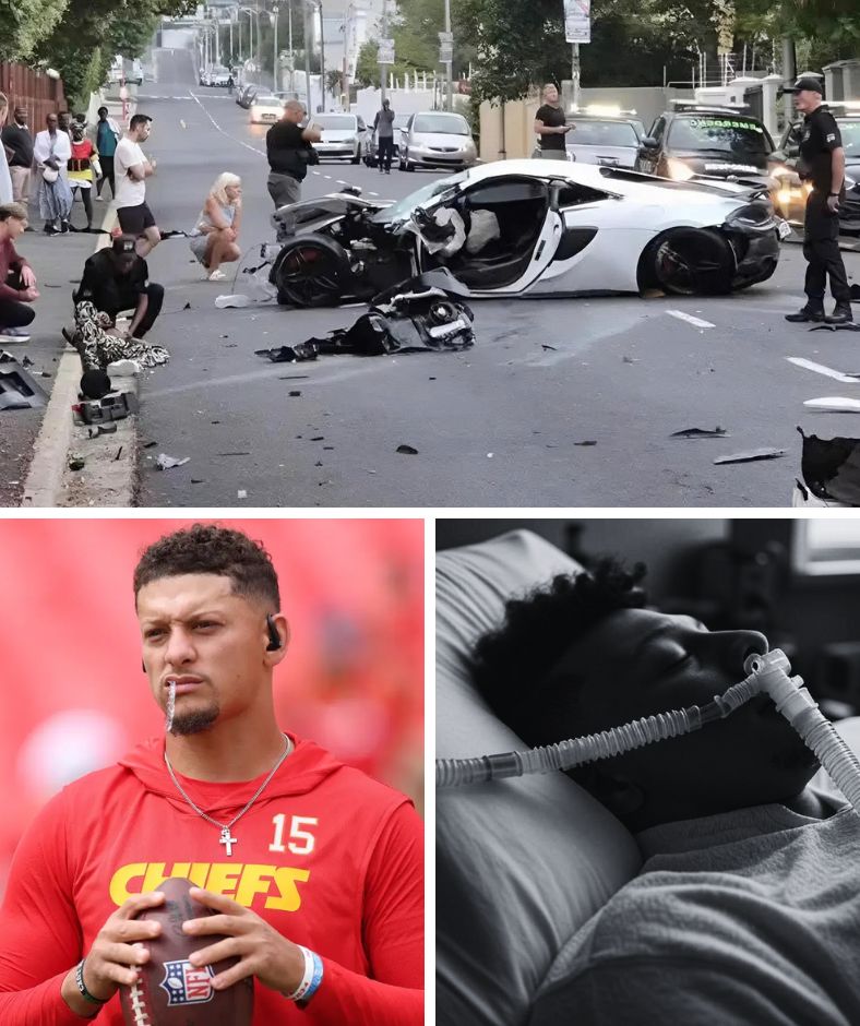 SAD NEWS: 30 minutes ago, Patrick Mahomes was involved in a horr!fic car cr@sh on his way back from training, his family revealed his current condition, shocking fans…