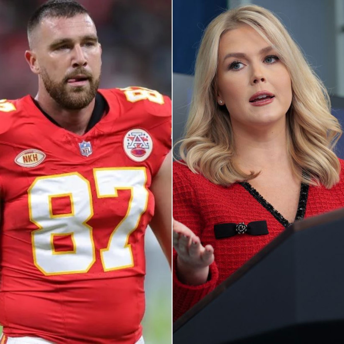 “YOU WERE BEATEN — PAY NOW!” — Travis Kelce sues Karoline Leavitt and the network for $50 MILLION after shocking live attack. No one saw it coming.A