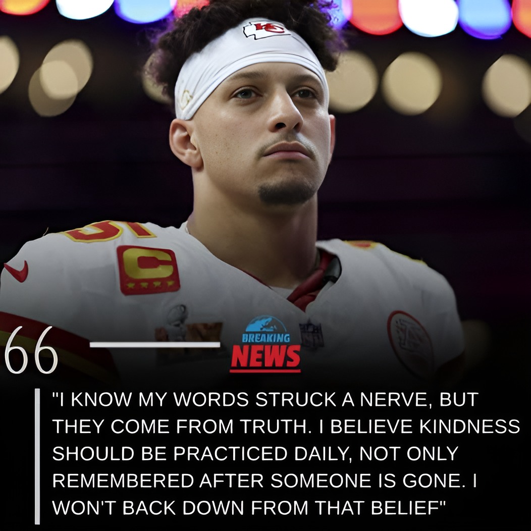 BREAKING NEWS: Mahomes’ Defiant Words Spark National Firestorm After Charlie Kirk’s Death.A