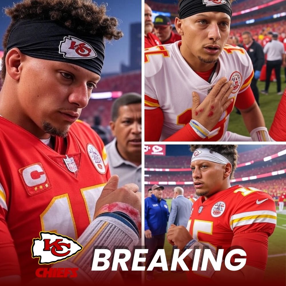 NFL Crisis! Patrick Mahomes Right Wrist “Red Flag” On Injury Report – Kansas City Chiefs Fans Confused As NFL’s Top Game Hangs in the Air! AL