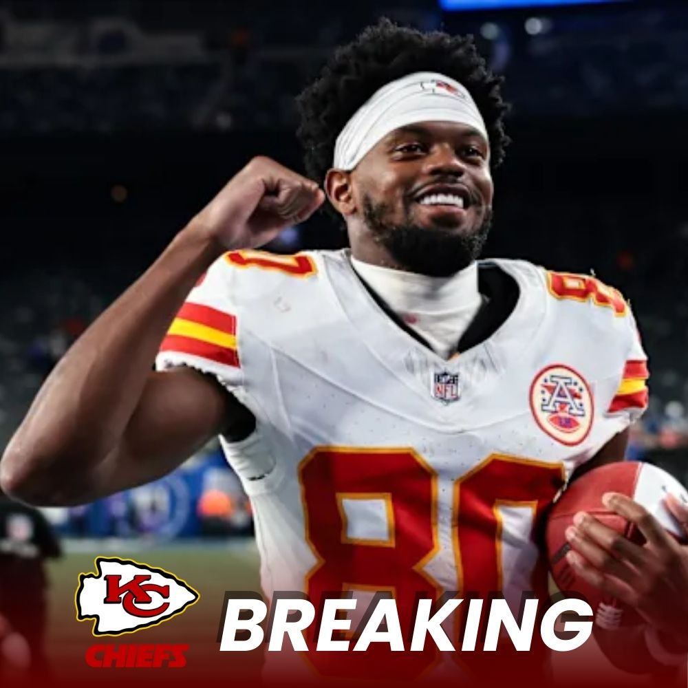 BREAKING NEWS: Tyquan Thornton made a splash by saying all the right things after the Kansas City Chiefs’ breakout win, sending a strong message to the entire NFL. The young star showed remarkable maturity, asserted himself, and sent a clear message that the Chiefs are not just winning by luck, but are building a team ready to conquer any challenge. Thornton’s “on point” words not only gave his teammates confidence, but also served as a challenging statement to the entire NFL: Kansas City is ready for a new, ambitious journey…. AL