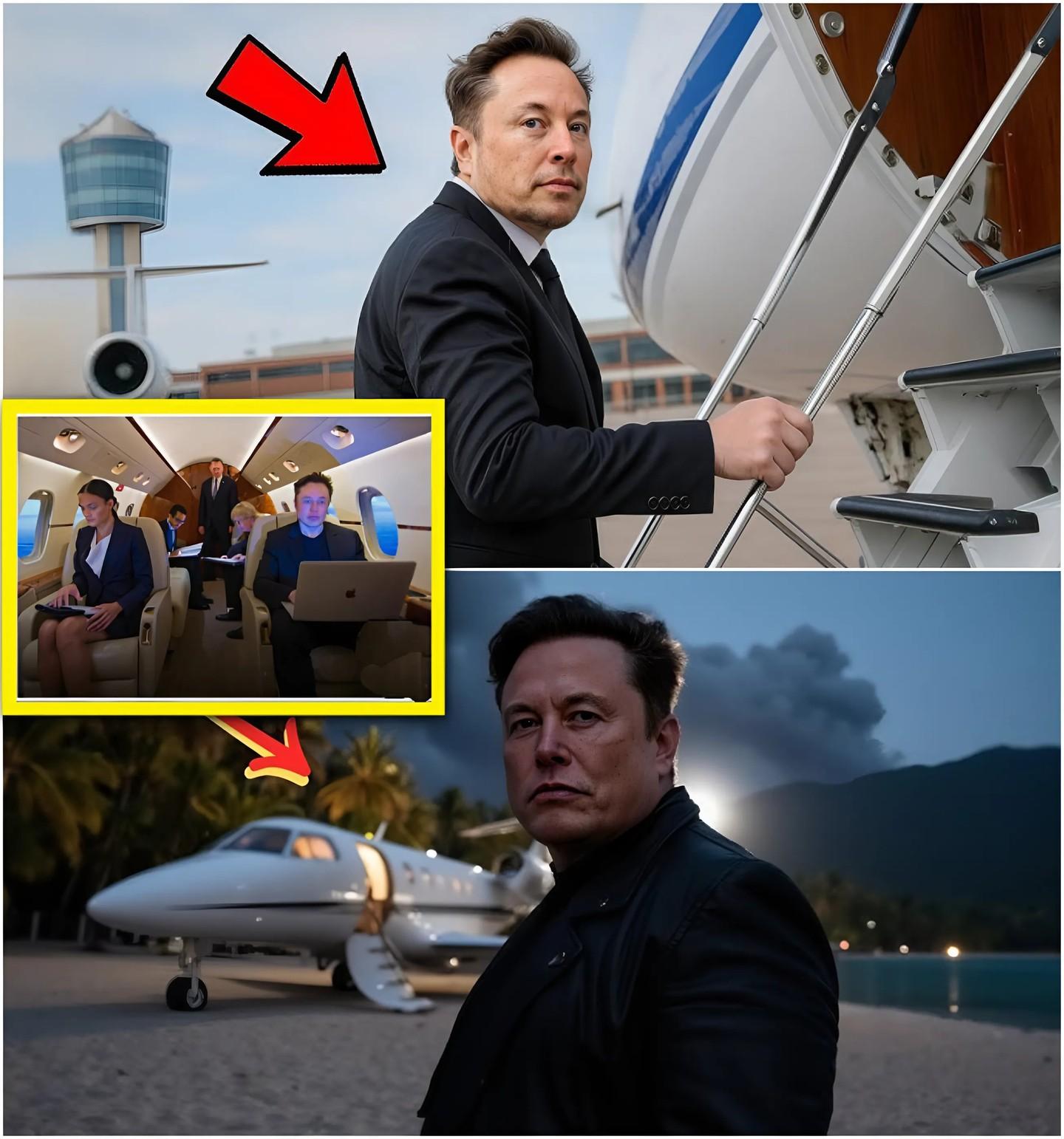 Mid-Air Tragedy? Elon Musk’s Private Plane Makes Emergency Landing – Mystery On Board Makes The Internet Stir! AL
