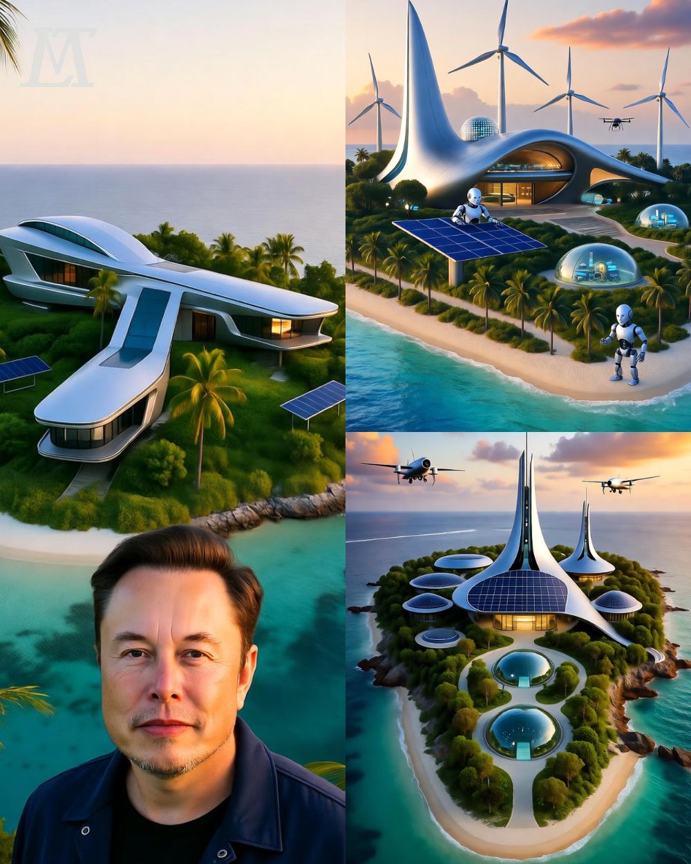 Elon Musk spends millions to buy a private island, decides to live with robots of the future – The whole world is shocked by this crazy idea! yn