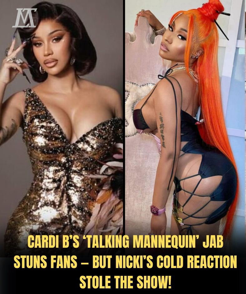 HOT! “I thought it was a talking mannequin!” — Cardi B’s sarcastic remark sent social media into a frenzy: Netizens claimed she was ‘shooting straight’ at Nicki Minaj after a series of revealing photos, her dress ripped like plastic wrap — but the most notable thing was Nicki Minaj’s chillingly cold reaction. AL
