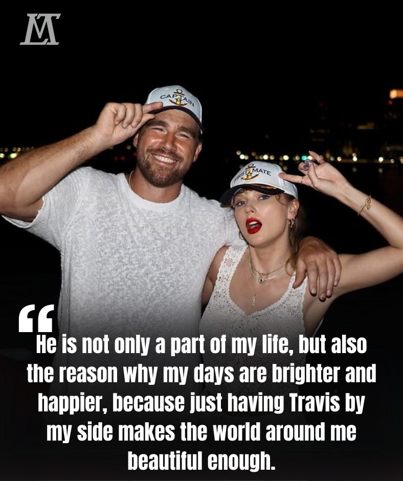 SWEET LOVE MELTS FANS: in her sweet confession, Taylor Swift affirms that Travis Kelce is not only her love, but also her inspirational companion, helping her walk more confidently in every moment of life! AL