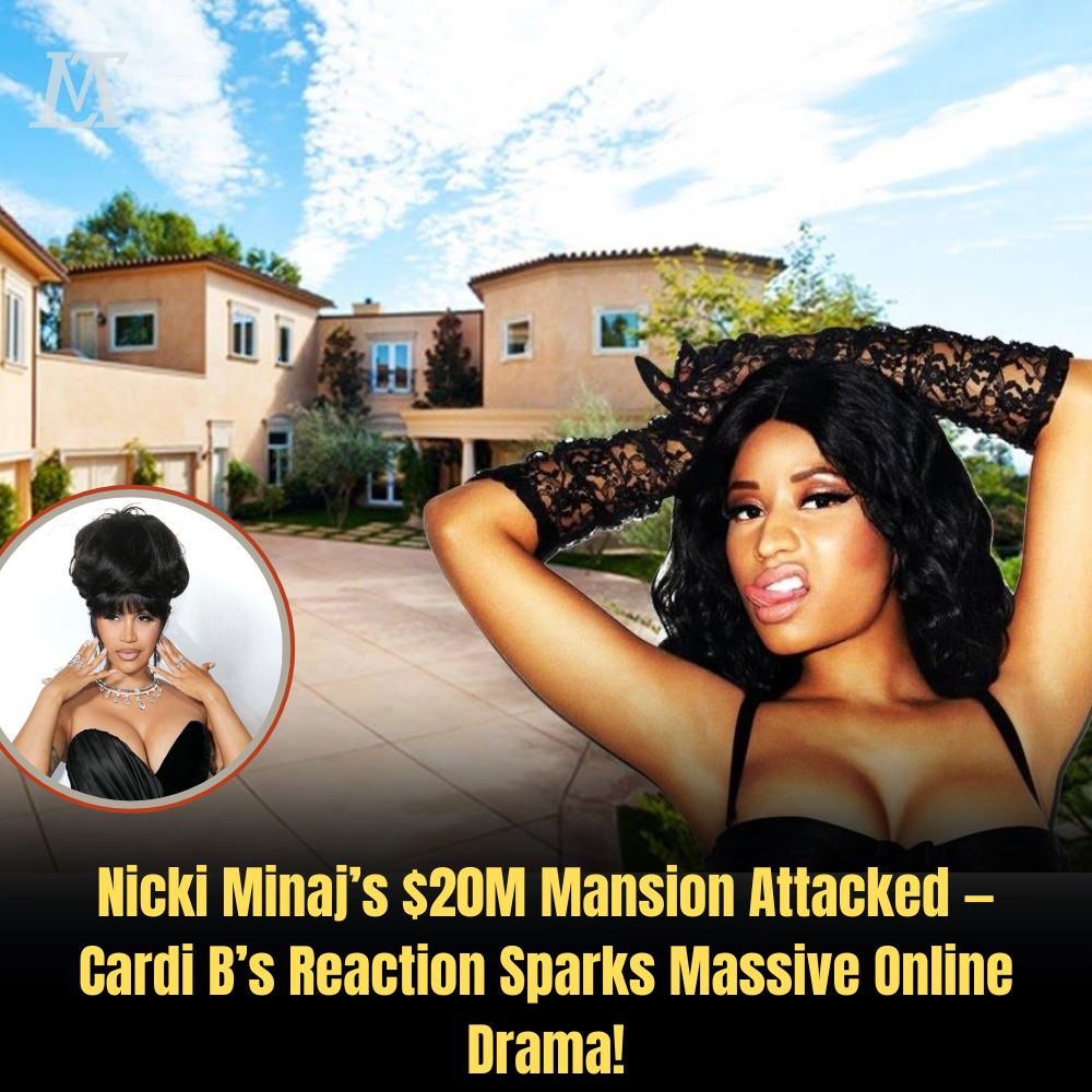 “NICKI MINAJ’S $20 MILLION MANSION IS ATTACKED!” — Her husband is suspected of being involved in debt collection, but netizens are in an uproar over Cardi B’s attitude! AL