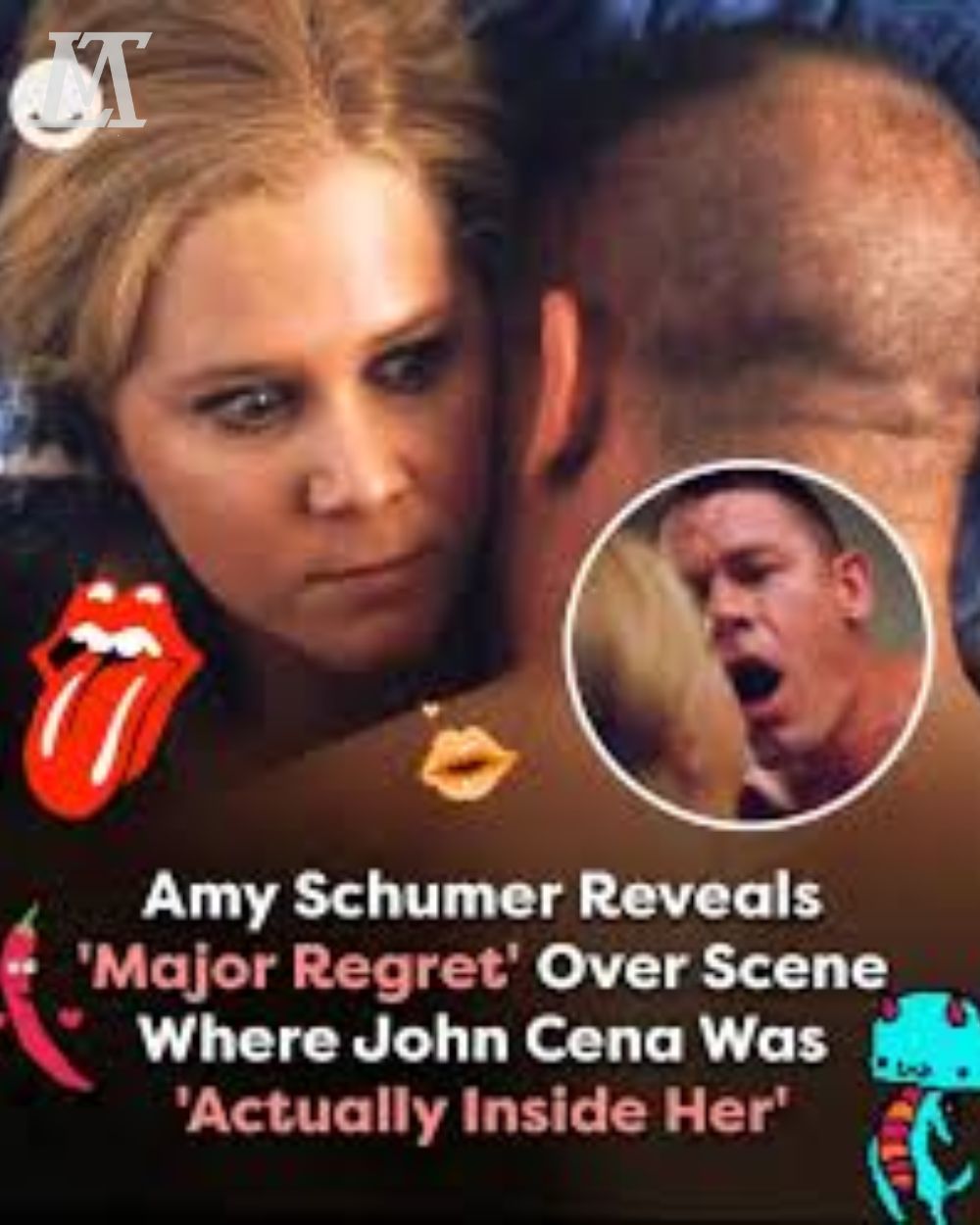 AMY SCHUMER SHOCKS THE NETWORK: “JOHN CENA WAS ACTUALLY INSIDE HER” DURING X-RATED SCENE … AL