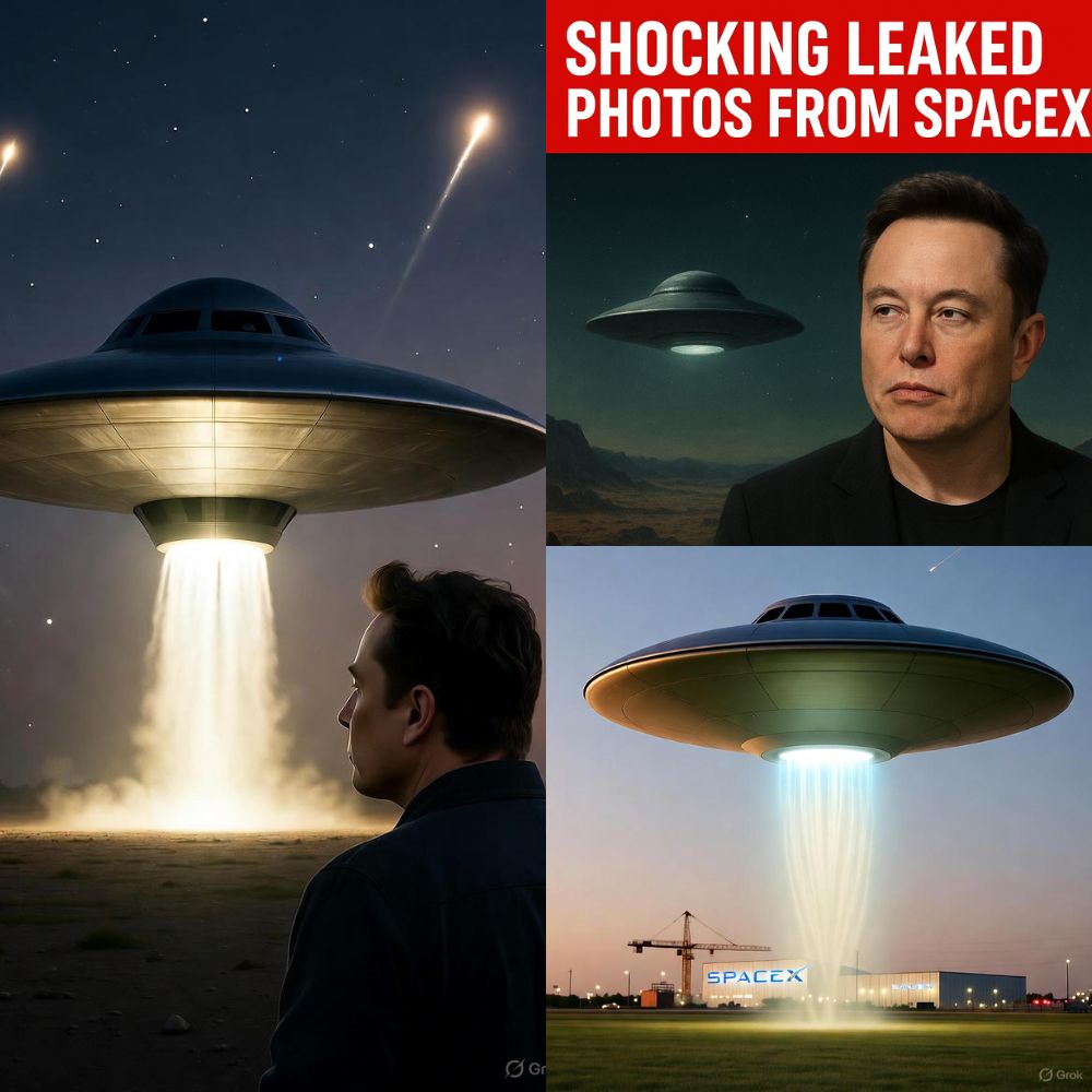 Shocking leaked photos from SpaceX: UFO or top secret project? Elon Musk keeps suspicious silence! AL