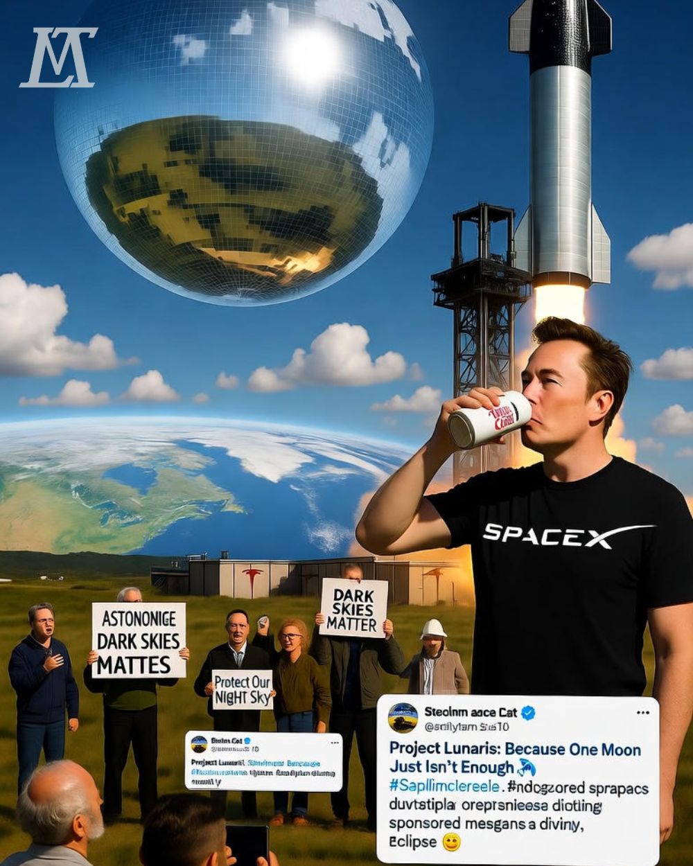 BREAKING NEWS: Elon Musk plans to build a second Moon – A crazy scientific step that has stunned the entire technology and astronomy community! YN