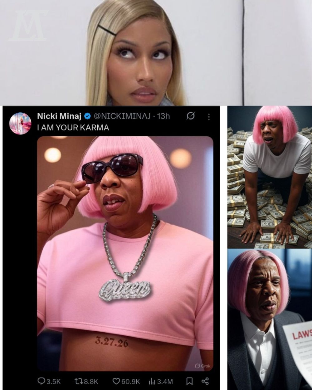 “SHE CRYING ON LIVESTREAM…” — Nicki Minaj CHOKING UP MENTIONING “A POWERFUL PERSON”, BUT THE STORY SUDDENLY CALLED CARDI B! AL