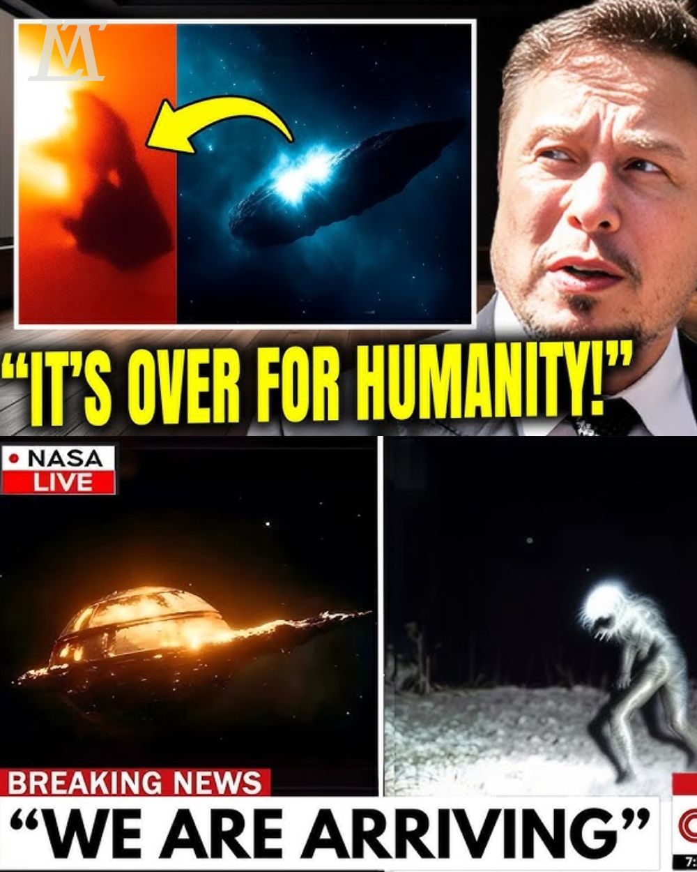 GLOBAL SHOCK: Elon Musk panics, claims “living entity 3I/ATLAS” is hurtling toward Earth at 10,000 times the speed of light — “I saw it… and I wish I hadn’t! It’s not coming to observe – it’s coming to END EVERYTHING!” AL