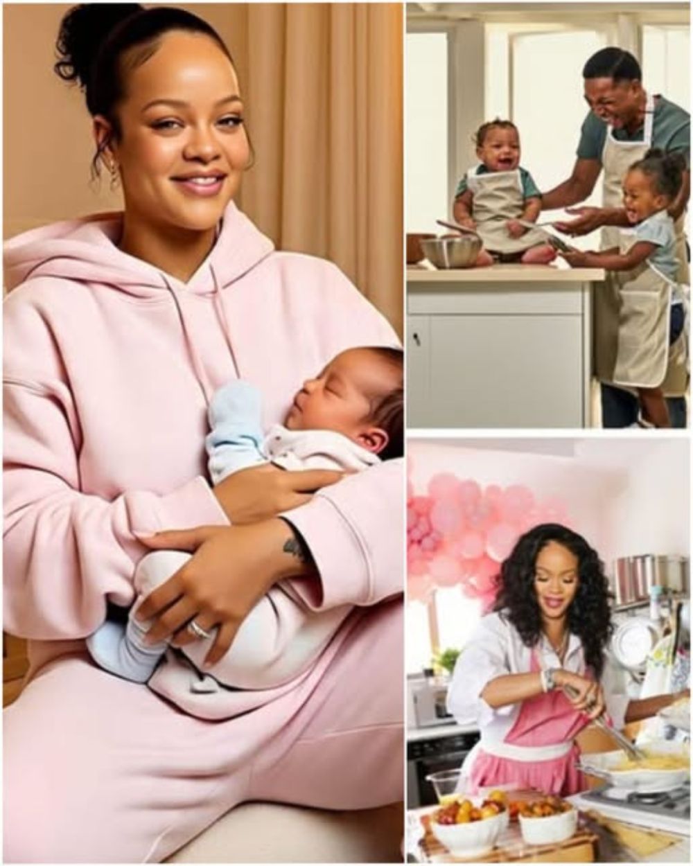 Rihanna stunned the world when she rolled up her sleeves and went into the kitchen to cook a home-cooked meal for her daughter Rocki – The perfect blend of glamorous superstar style and sweet motherly love melted fans! YN