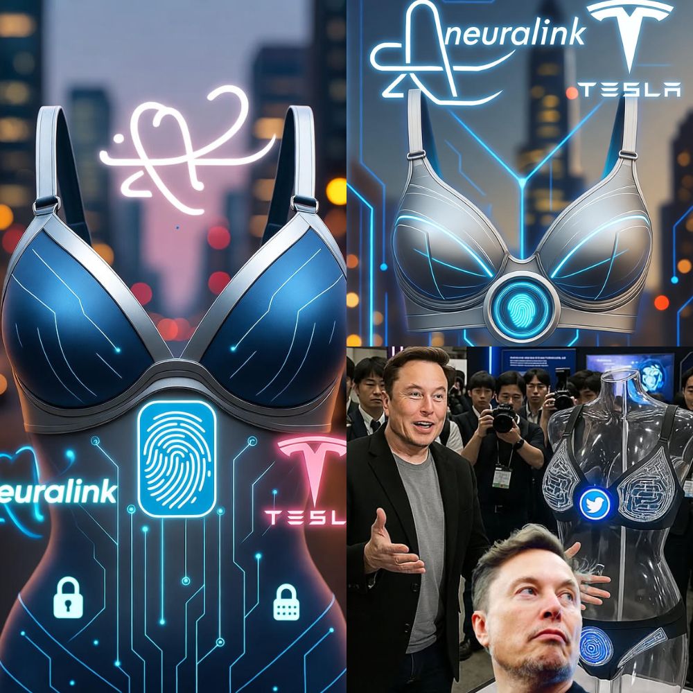 TECHNOLOGY SHOCK! Elon Musk launches “Smart Biometric Bra” — Unlocked with just one fingerprint! YNL
