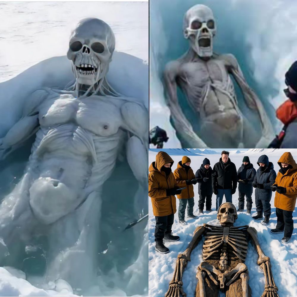 UNBELIEVABLE! 3.6m tall human fossil in Antarctica makes Elon Musk suspect “aliens have ever visited Earth” YN