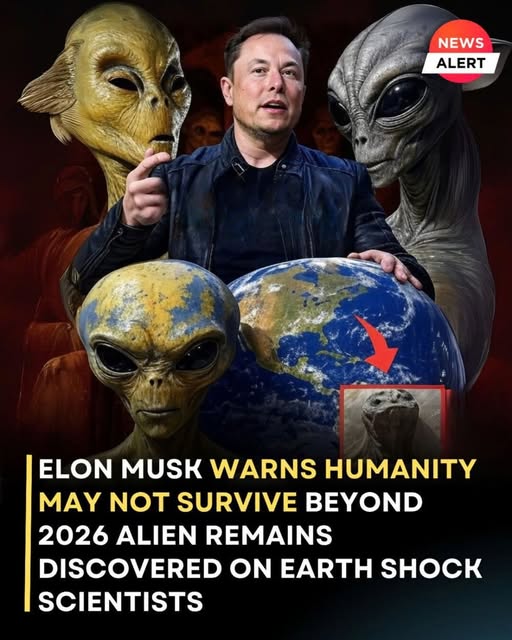 GLOBAL DOOM ALERT: Elon Musk Spirals Into Panic After Alien Remains Unearthed on Earth — Experts Declare 2026 Is the Final Countdown as the Planet Is Being Prepped for Full-Scale Extraction by a Species That’s Been Watching Us for Millennia! YN