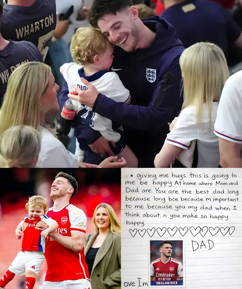 “COME HOME, DAD…” – A TEARFUL CONFESSION FROM JUDE RICE, SON OF ARSENAL STAR DECLAN RICE, TO HIS FATHER.vt – BestTopixs