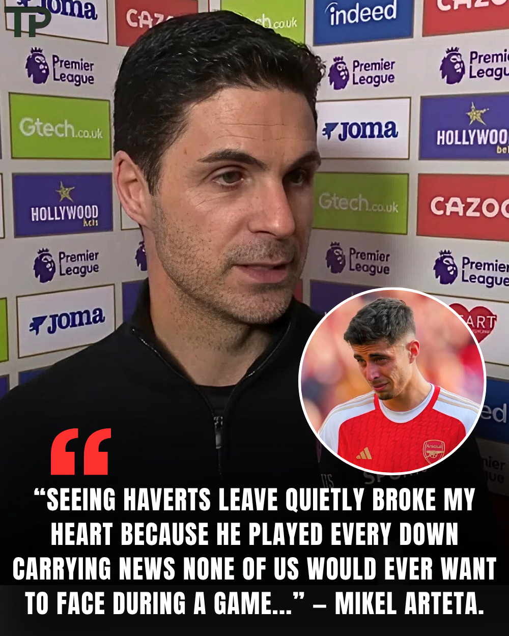 Arsenal’s 1–2 heartbreak to Manchester City shook the Premier League race, as lone scorer Kai Havertz slipped away in silence while Mikel Arteta revealed the burden that cast a shadow over the night.